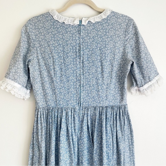 VINTAGE prairie dress cottagecore floral maxi renaissance Yellowstone country - Picture 8 of 16